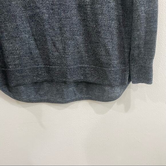 Madewell Southstar Wool Blend Sweater Gray XS Minimalist Cozy Layer - Picture 5 of 7